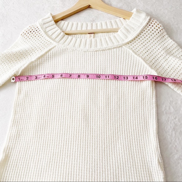 Alter’d State Thermal & Knit Fringe Sleeve Top - Picture 9 of 11